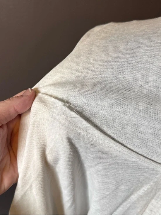 Savanna Jane Cream Scoop Neck Tunic with Vibrant Floral Embroidery - Picture 5 of 5